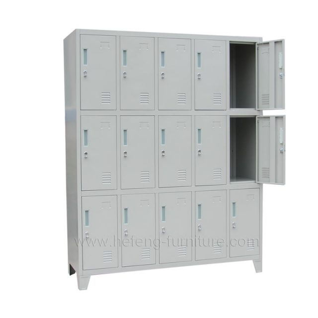 Locker Casillero 5 Cuerpos 15 Puertas