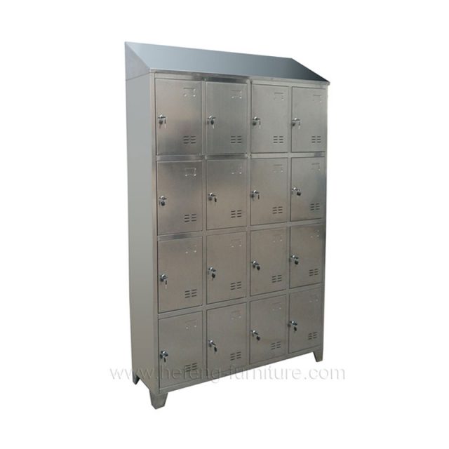 Lockers acero inoxidable 16 casilleros