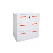 Archivero horizontal Metálico de 3 gavetas