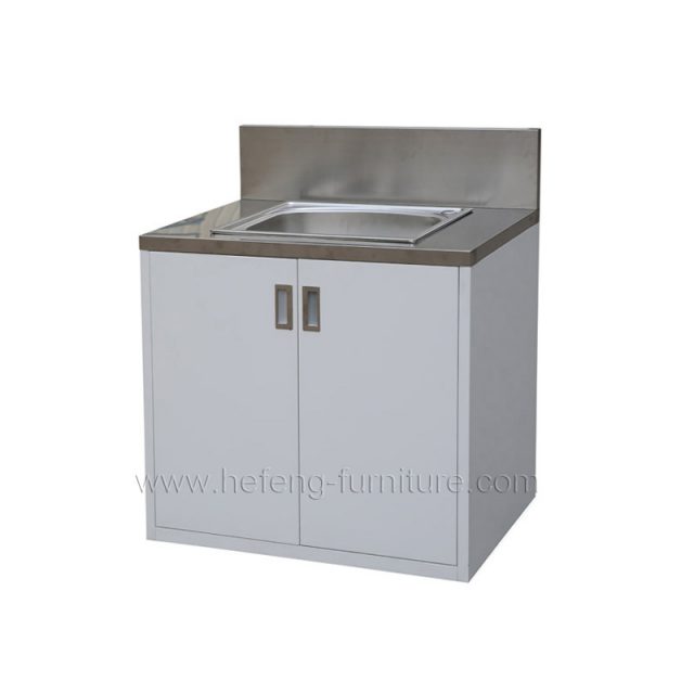 Mueble fregadero de acero inoxidable-1