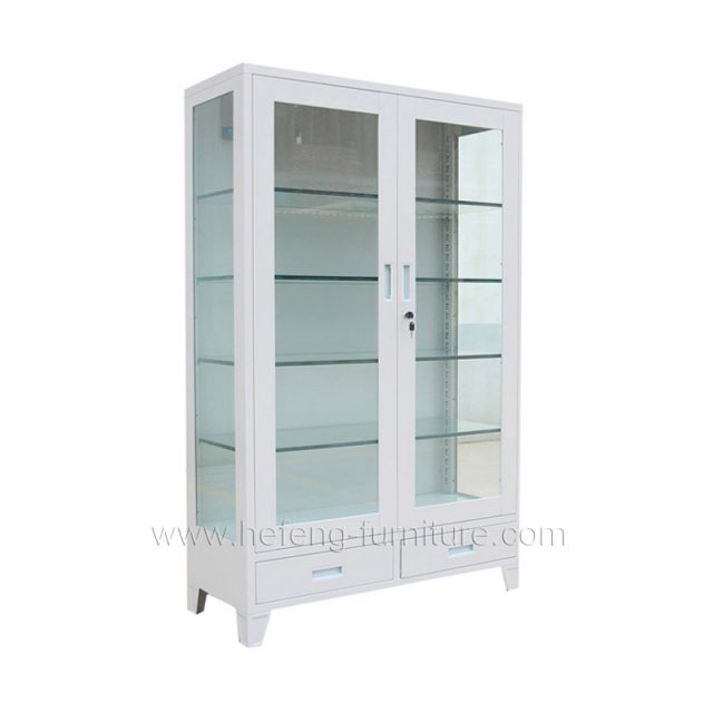 Mueble vitrina de cristal